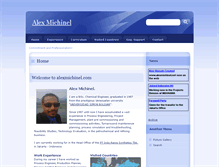 Tablet Screenshot of alexmichinel.com